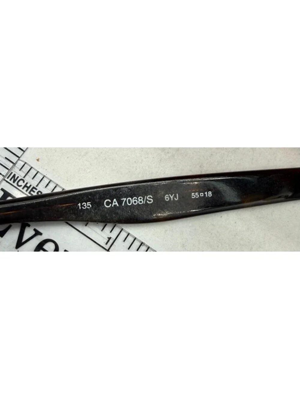 CARRERA CA7068/S 6YJ Sunglasses Frame Italy 55-18-135 Black/Tortoise Wrap